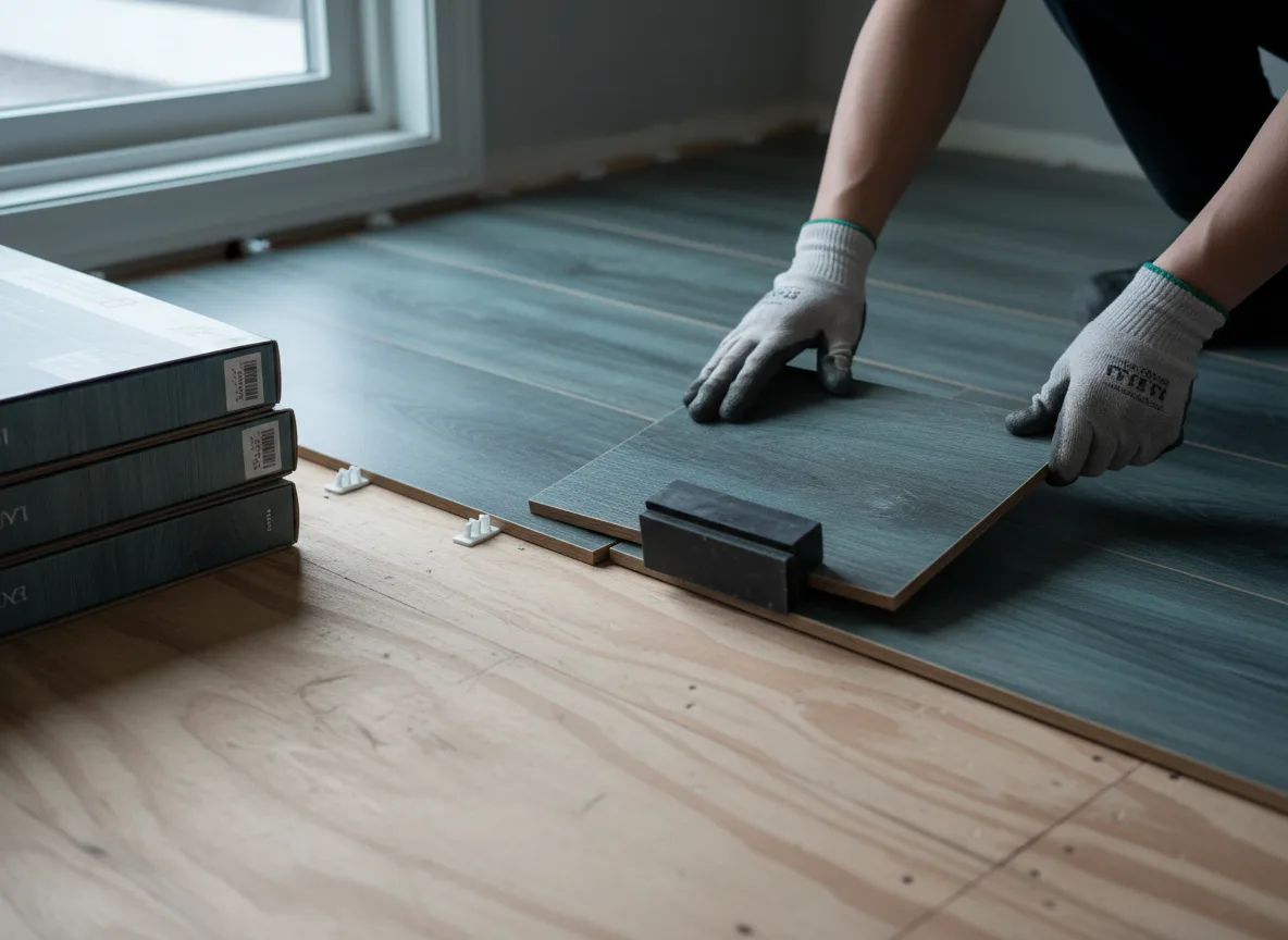 Luxury Vinyl Plank Installation company in Oberon, ND